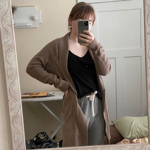 brown gap cardigan